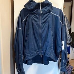 Free People Movement Navy Zip Hoodie